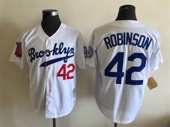 1940's Jackie Robinson #5 Baseball Jerseys Monarchs Stitched Beige& Red Custom Names;Throwback Jersey;Youth/Adult/Women/Men