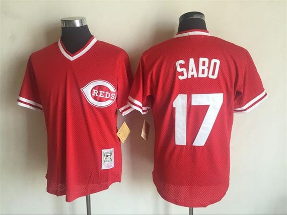 Throwback Cincinnati Reds Chris Sabo Vintage Baseball Jersey