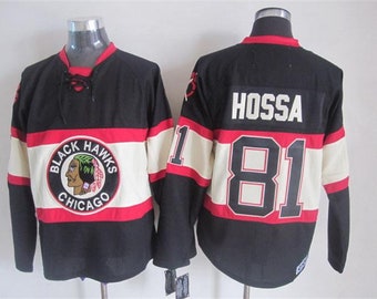 MARIAN HOSSA Autographed Chicago Blackhawks NHL Premier Alternate