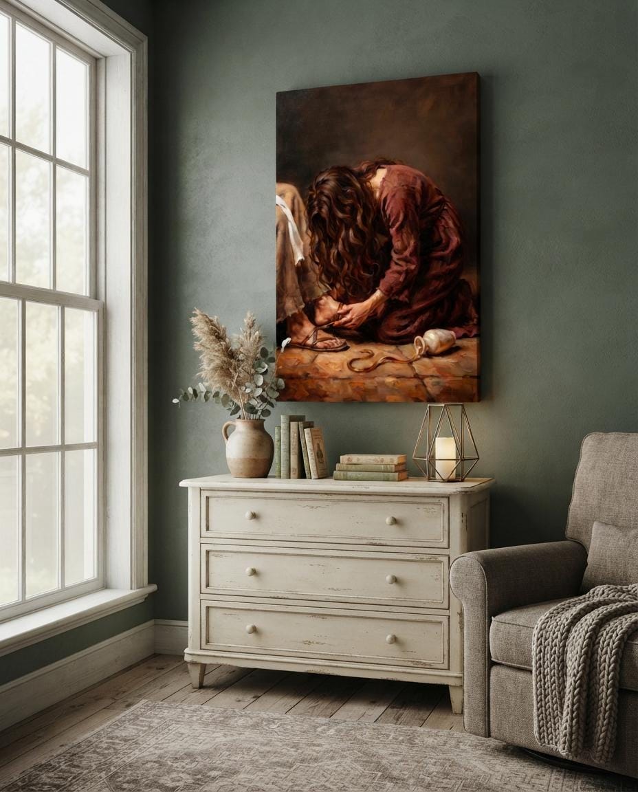 Mary Magdalene in the Cave - Etsy
