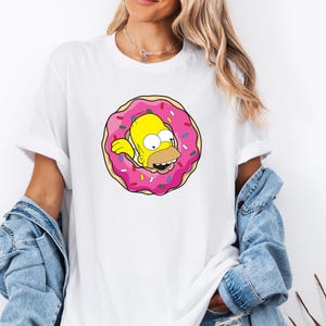 Simpsons Shirt - Simpsons Matching Family Shirts - Funny Homer Simpson Donut Shirt – Universal Studios Shirt - Simpsons Fan Gift