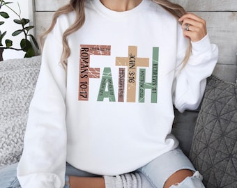 God Sweatshirt Gifts for Religious Sweater Inspirational Sweatshirt Faith Women’s gifts