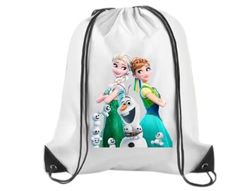 Frozen Backpack - Elsa and Anna Backpack -  Birthday Party Favor Bag - Frozen Birthday Gift - Frozen Party Gift for Kids
