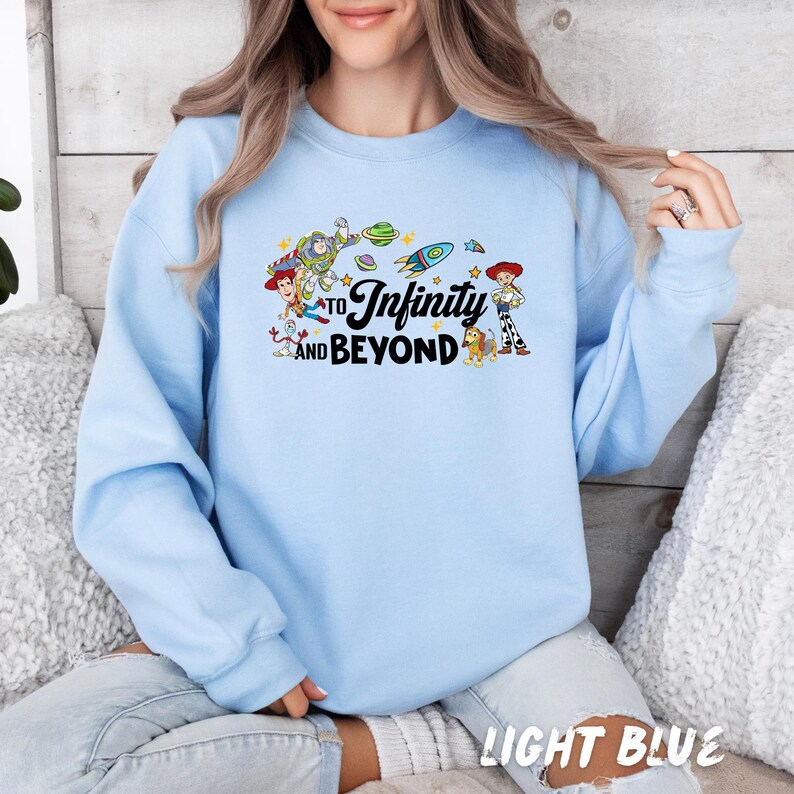 Sudadera Toy Story con cuello redondo / Gráfico Pixar "Hasta el infinito y más allá" imagen 2