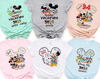 2026 Disney Vacation Matching Shirts – Limited Stock Color Clearance | Family Vacation Shirts | Custom Group Trip Tees | Princess Tee