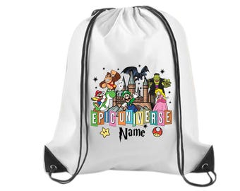 Mochila con cordón personalizada del Universo Épico – Bolsa de recuerdo personalizada 2026