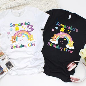 Care Bears Birthday Shirt Personalized – Custom Care Bear Family Matching Shirt – Care Bear Party Gift - Care Bear Shirt