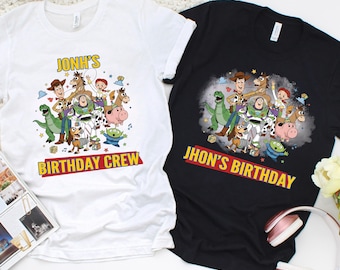 Custom Toy Story Birthday Shirt – Woody Birthday Tee, Unisex Family Matching T-Shirts