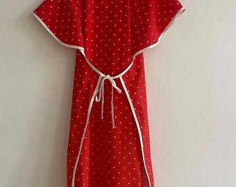 マリメッコ ヨカポイカ レディース シャツ 赤と白 半袖シャツ サイズ