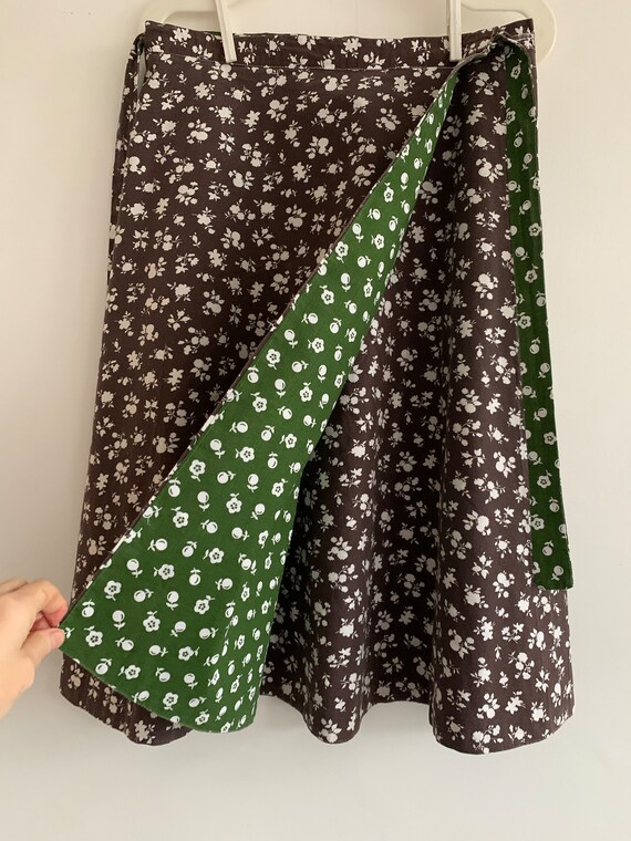 Reversible Wrap Skirt