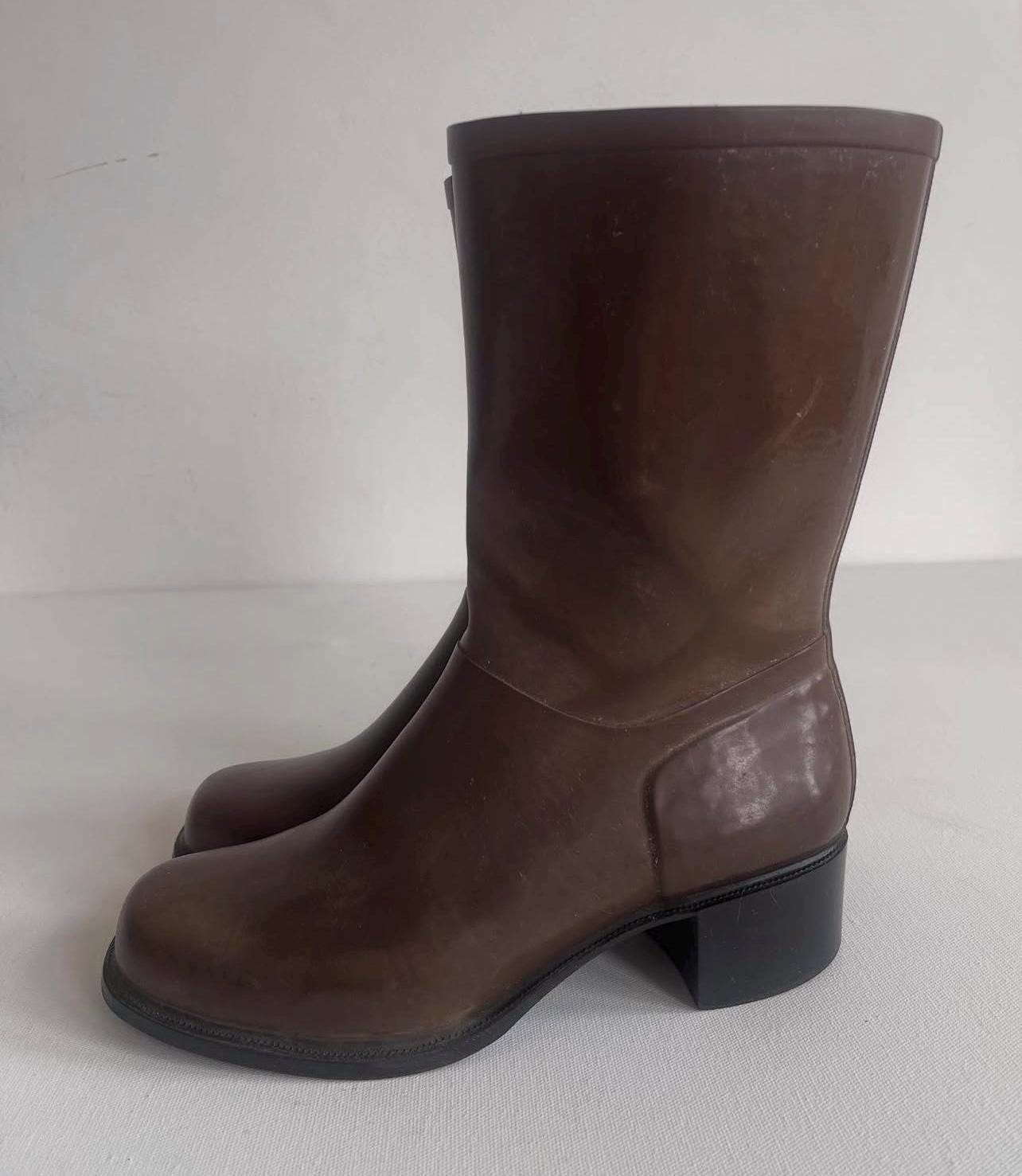 Bottes Steve Madden En Daim Marron Genouillère - Taille US 7 Femme - Occasion