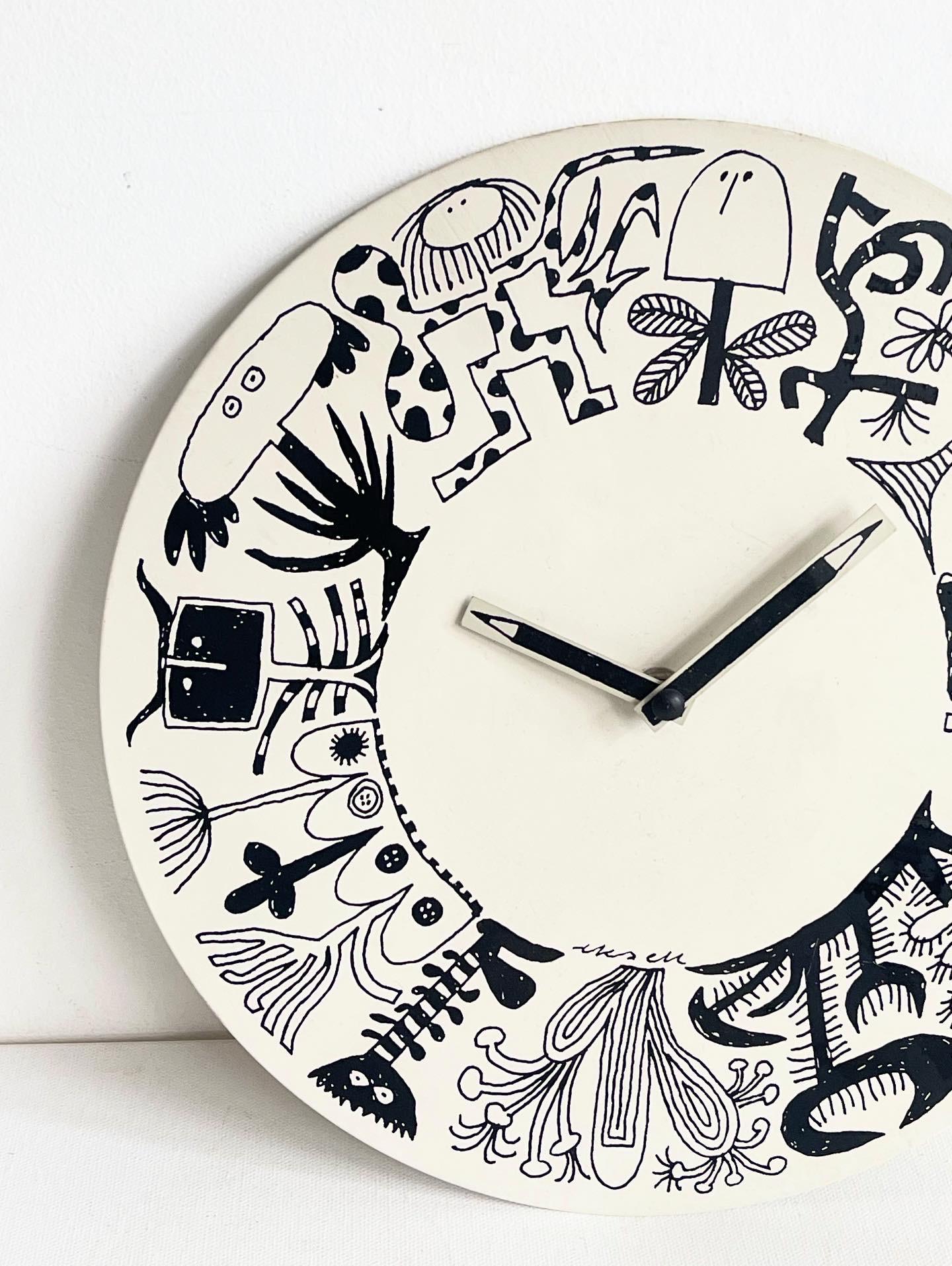 オールドイケア モダン円形時計 ステンレススチール ミッドセンチュリー Vintage ikea clock - Etsy 日本