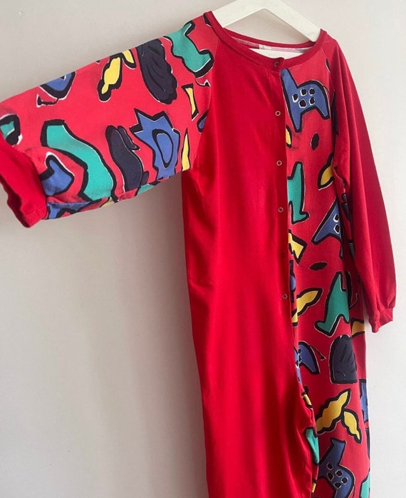 Vintage 70s 80s Finnish jumpsuit boiler suit romp… - image 3