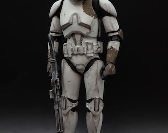 Soldado clon personalizado de la serie negra de Star Wars