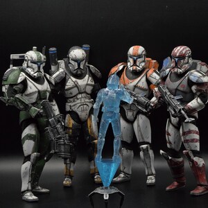 Star wars black series clone commando delta squad