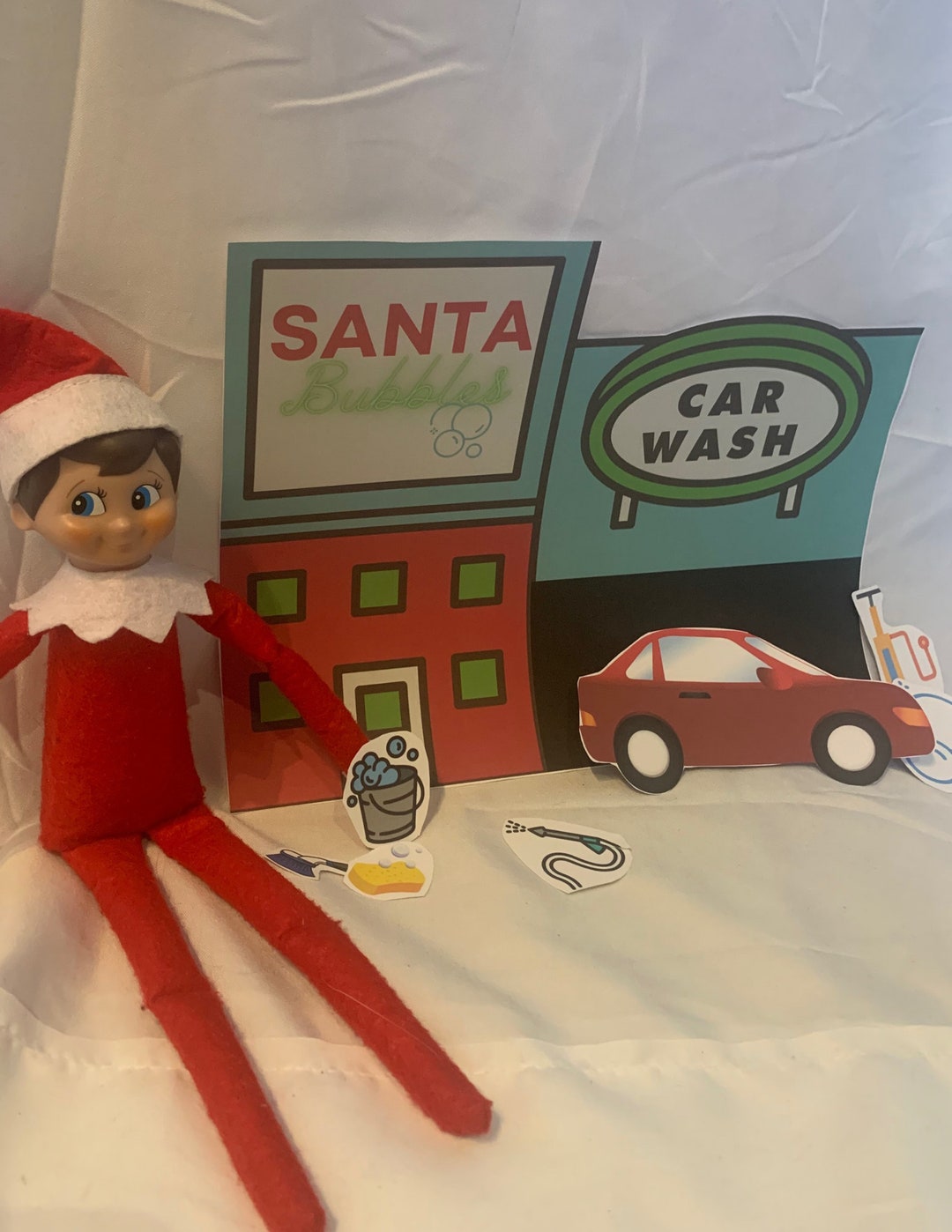 Elf Printable Elf Carwash Printable Elf Props Printable Elf