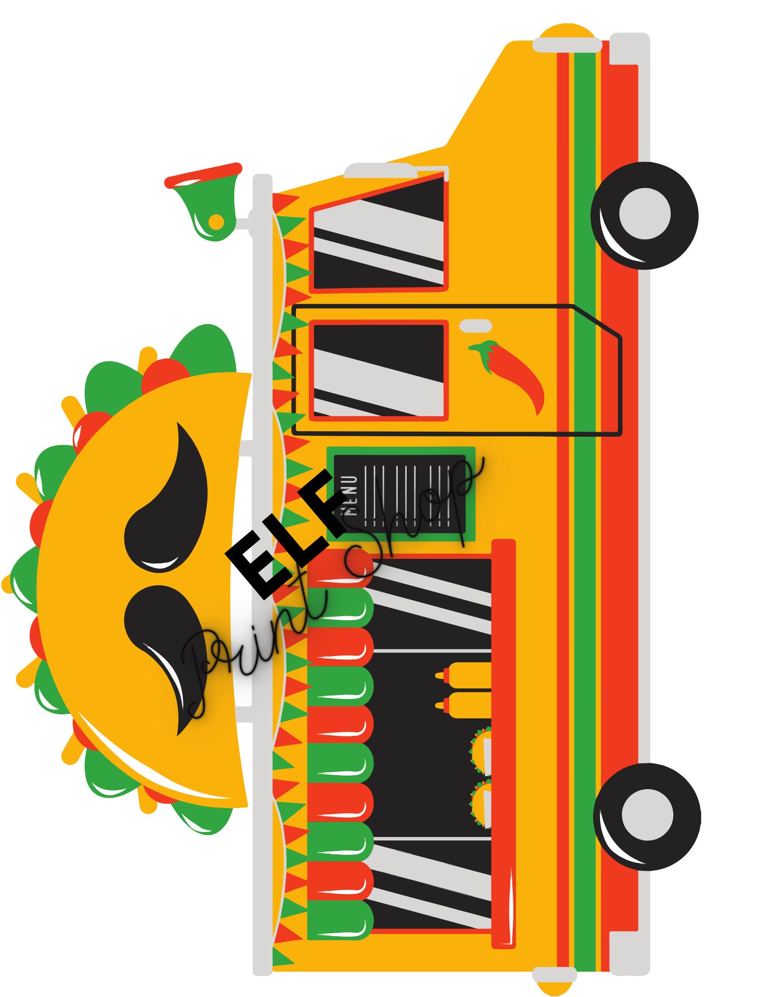 Elf printable taco elf printable elf props printable elf etsy australia