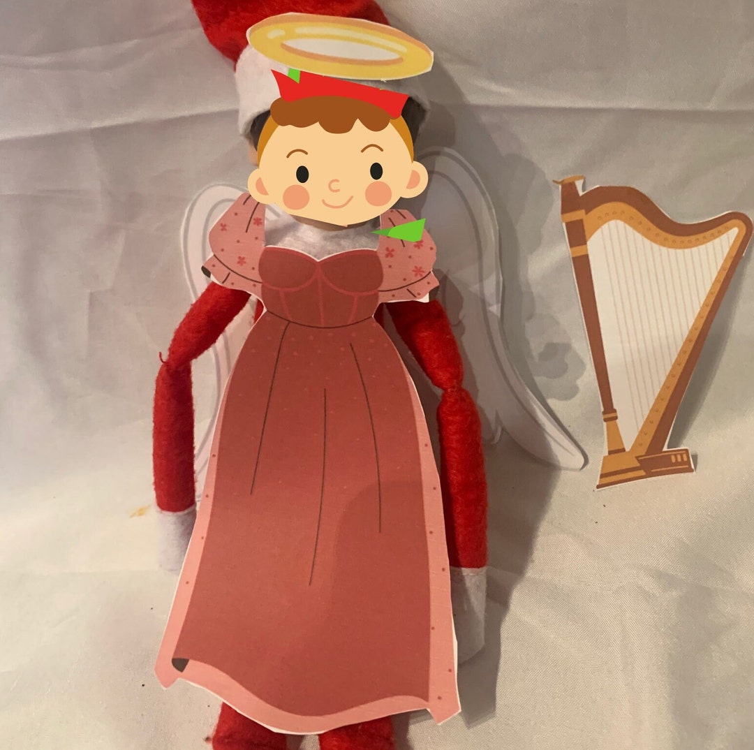 Elf Printable Angel Elf Printable Elf Props, Printable Elf Accessories ...