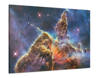 Luminescent Nebula Canvas Gallery Wrap