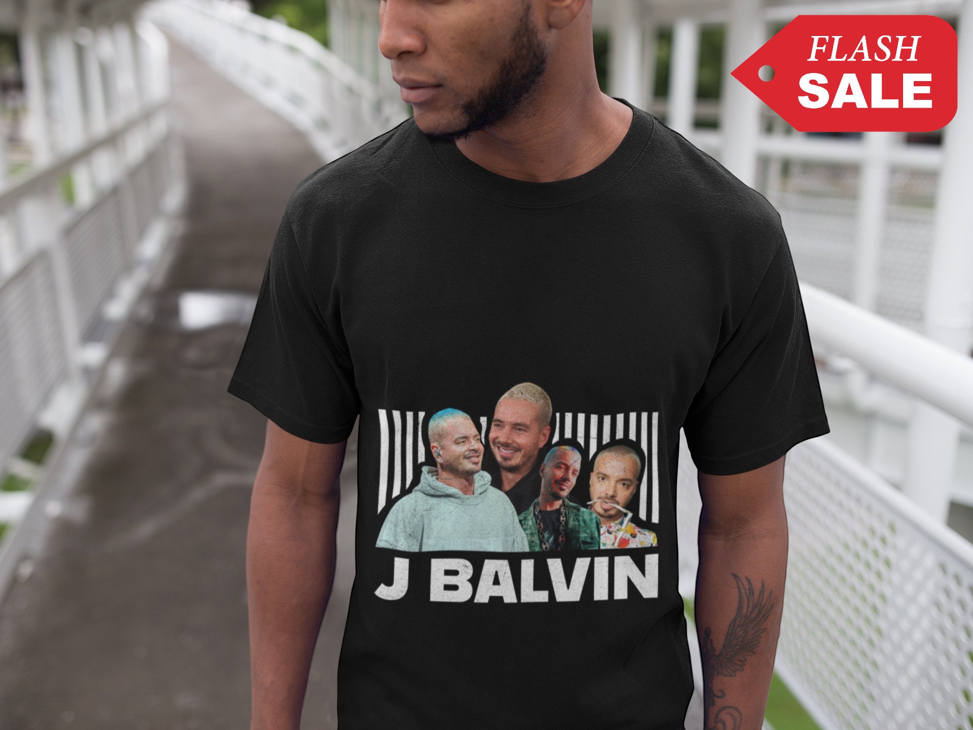 J Balvin Vintage T-shirt Vintage Bootleg Inspired Tee J 