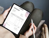 Editable Invoice Template | Professional Business Invoice | Printable & Digital Invoice for Small Business | Minimalist Invoice Design