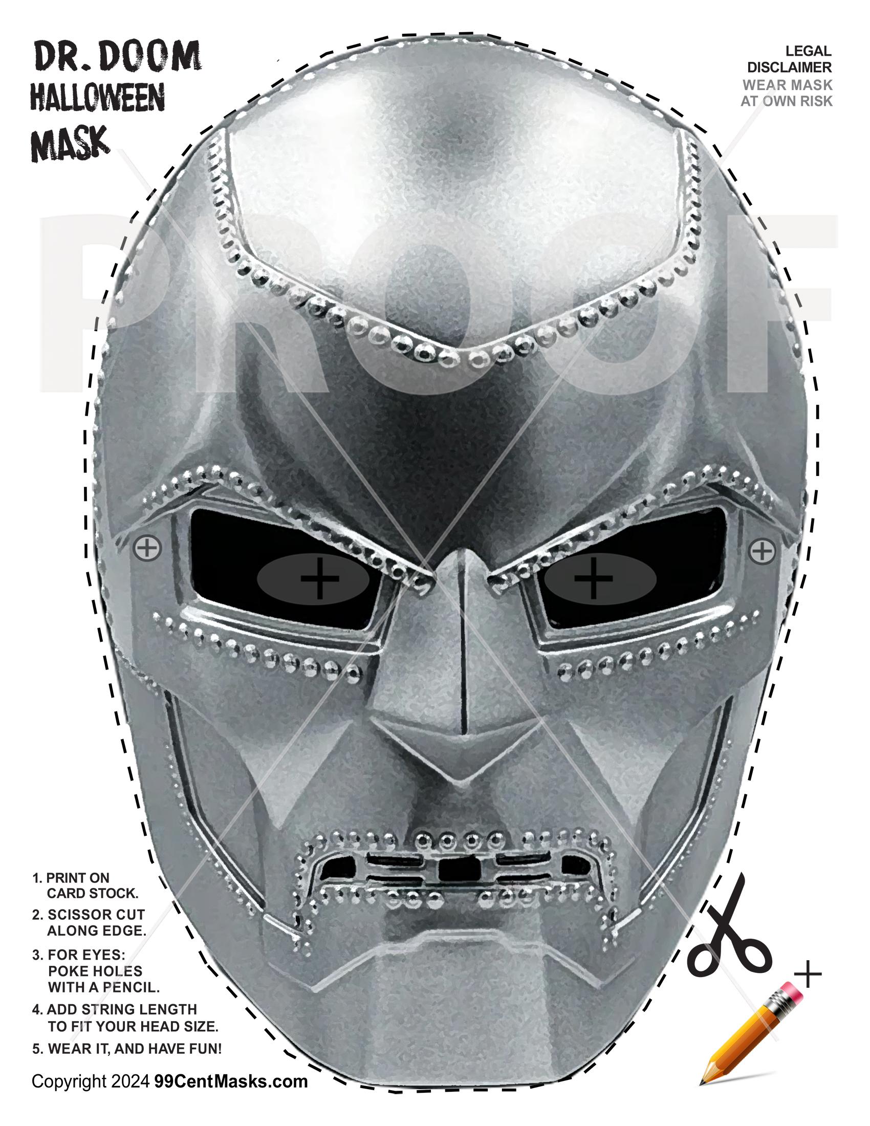 Dr doom mask - Etsy 日本