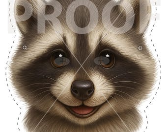 Printable Panda Cub Mask: Fun Kids Costume Party Mask (Digital Download)