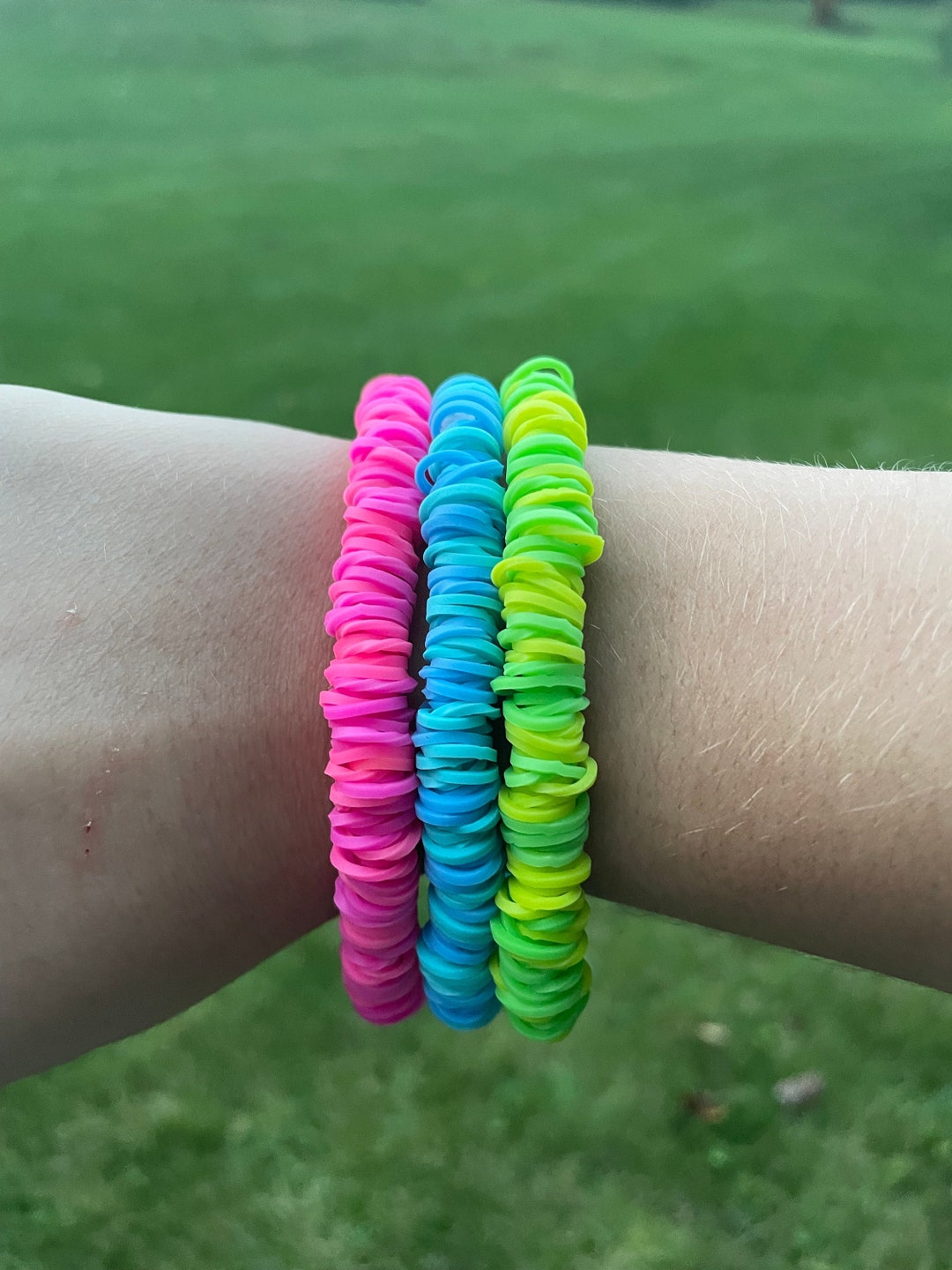 Vsco Rainbow Loom Bracelet Etsy