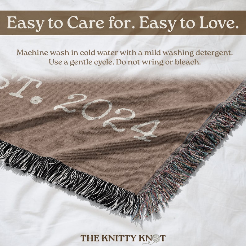 Custom Mama Papa Baby Bears Blanket for Twins Nursery Room Personalized