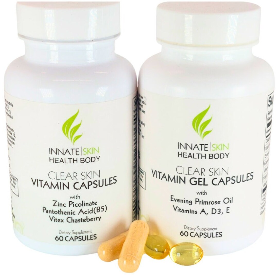 Clear Skin Acne Vitamin Pack 20 Botanicals, Minerals and Vitamins Acne