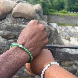 Couples Matching Bracelet, Set of 2 Relationship Bracelets, Couples Jewelry, Companions Long Distance Bracelet Beaded, Friendship Bracelet