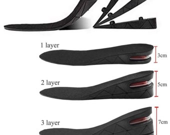 Height increasing insoles - Etsy Nederland