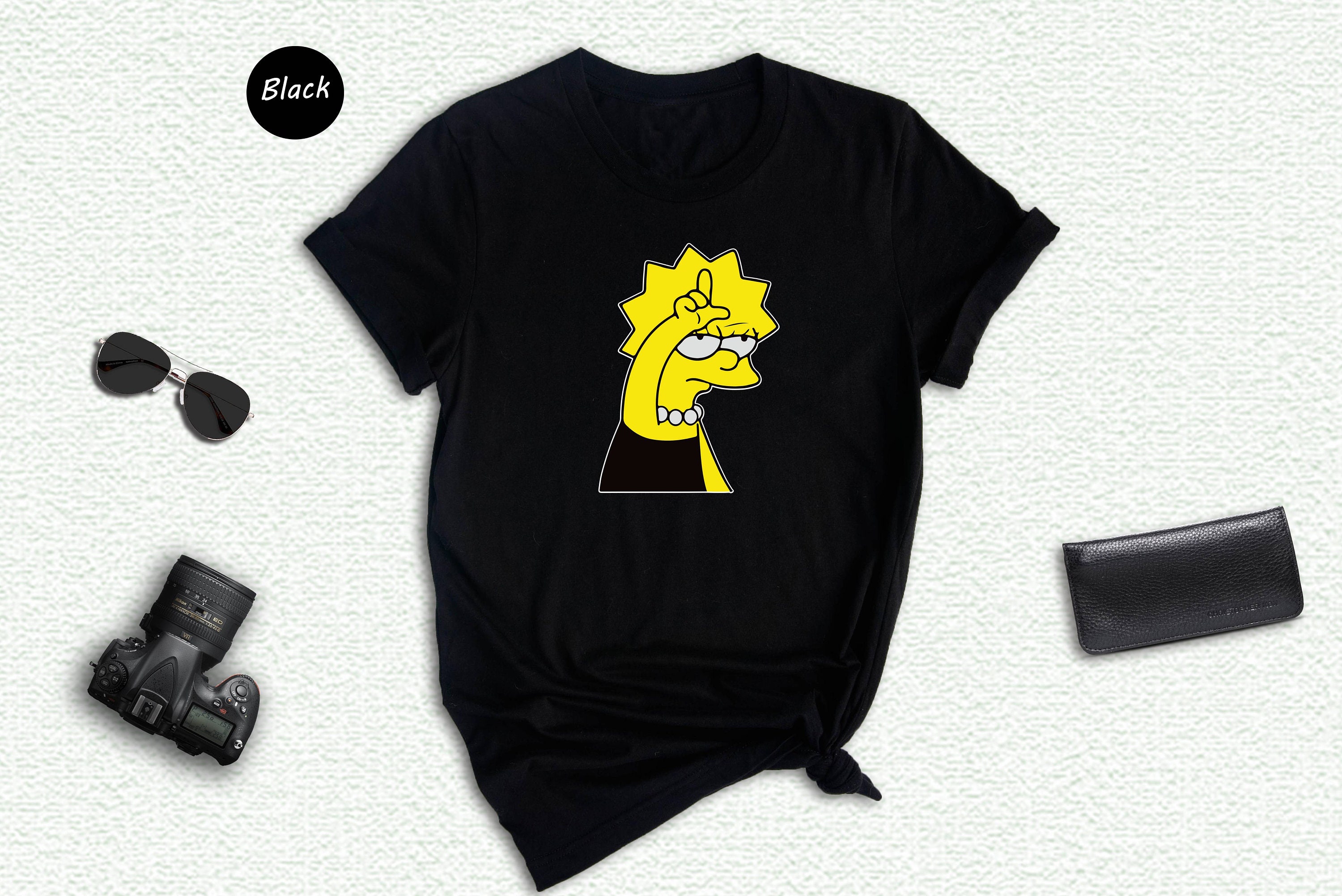 Lisa Simpson Shirt the Simpsons Tshirt Funny Simpsons Etsy