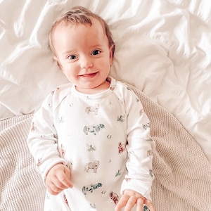 Horse & Pony Organic Cotton Sleepsuit | Babygrow | All-in-one