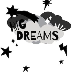 Big Dreams Planner, Dream Tracker, Dream Journal Template, Sleep Tracker, Dream Planner, Goal Planner, Dream Big Printable, Instant Download