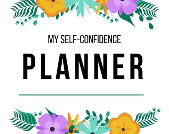 Mijn zelfvertrouwen Planner, Zelfvertrouwen Planner, Zelfvertrouwen afdrukbaar, Werkboek voor zelfvertrouwen, Wellness Journal, Mood Tracker