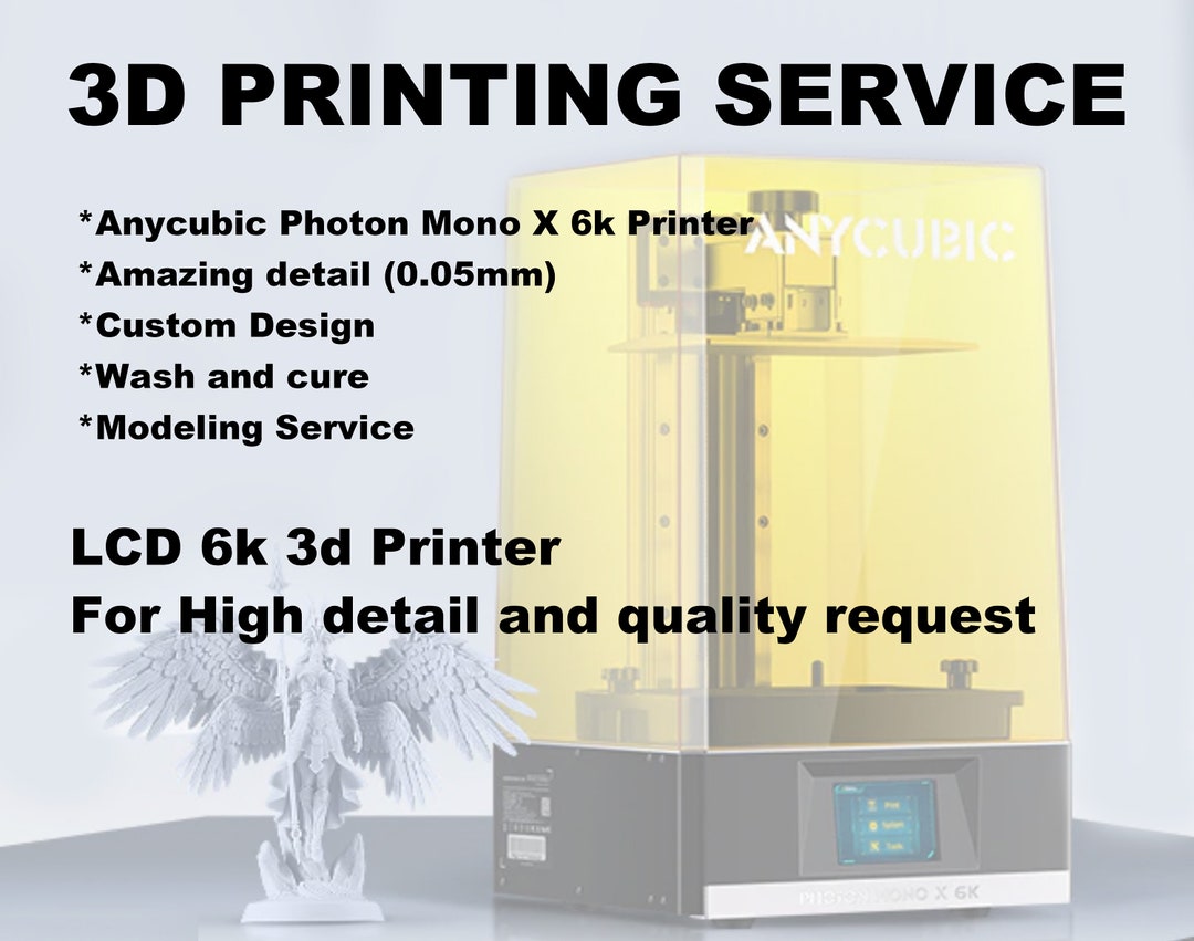 3D Printing Service, Custom Design 3D Print, for High Quality, LCD