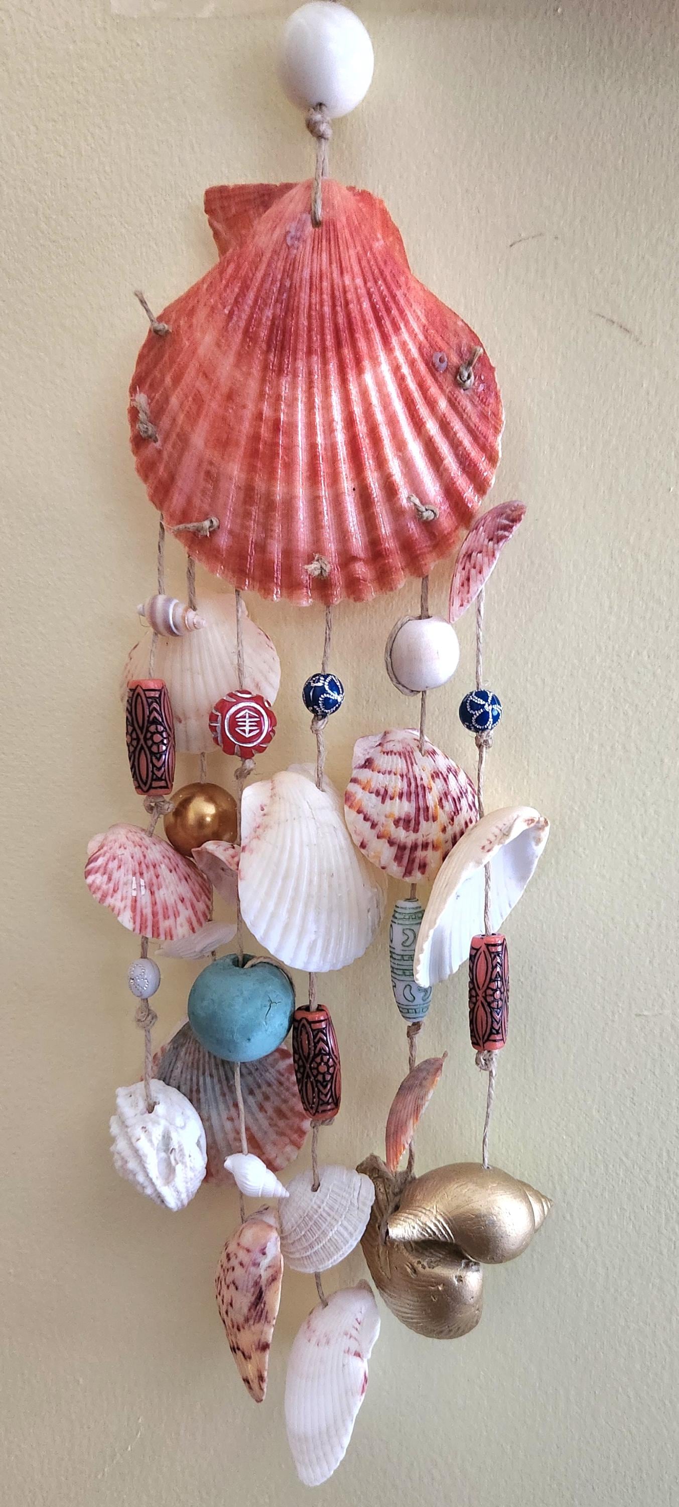 Seashell Wind Chime: Tranquil Coastal Beach Sounds Zen Garden
