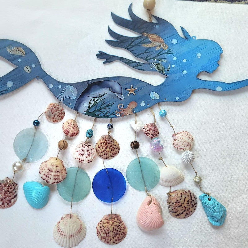 Beach Wind Chimes Crystal - Etsy