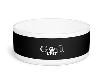 Pet Bowl for Dogs or Cats with L'Pet design