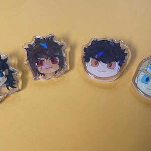 Chibi Ninja/Bizarro - Acrylic Pins