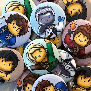 Ninja Pin Button