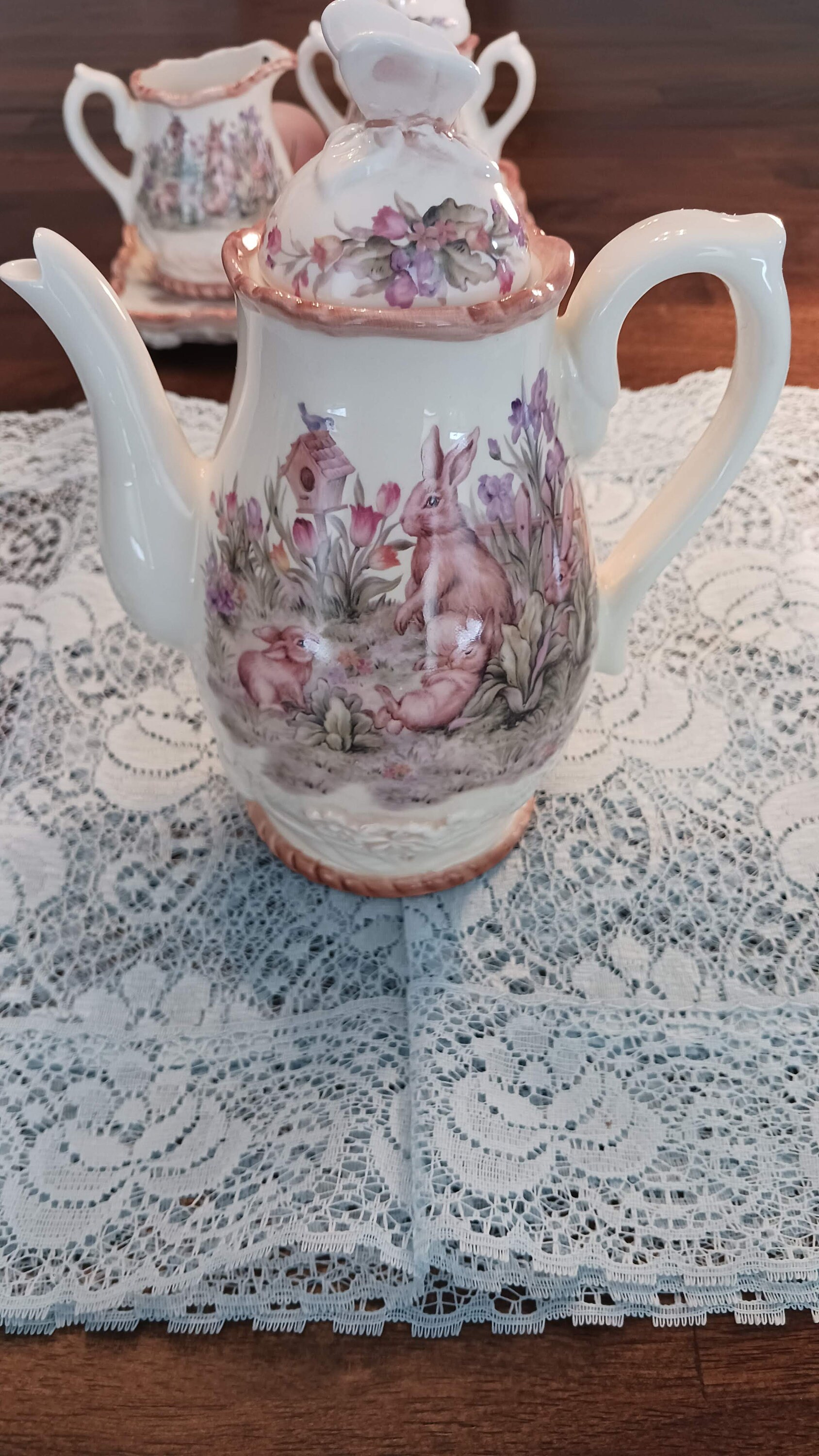 Cracker Barrel easter Treasures 6 Piece Tea Set Etsy