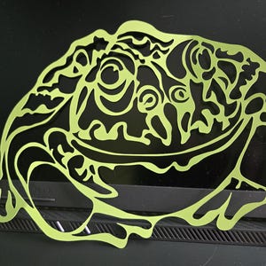 Frog SVG Cut File – Layered Frog Design for Cricut, Tumblers, Shadow Boxes, Nursery Décor – png DXF EPS Included