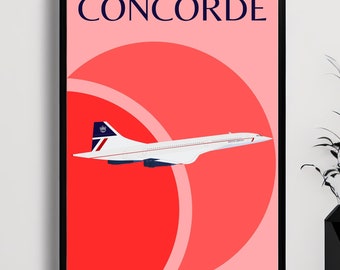 Concorde Canvas Signed Limited Edition Aviation Collectable Fine
