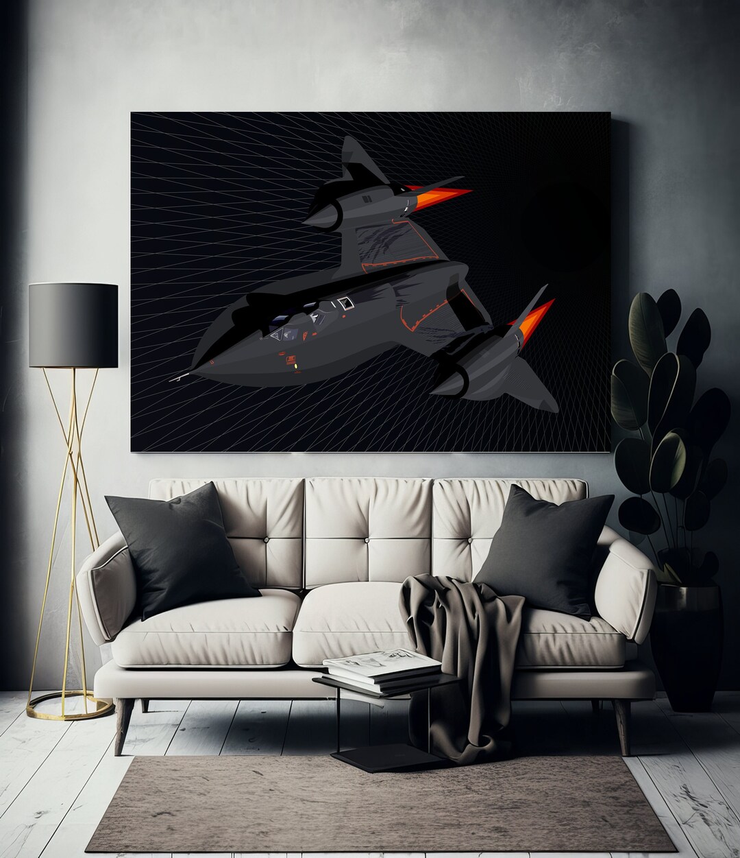 Rajukit Flugzeug Wandkunst Metall | Minimalistische Luftfahrt Deko Für Zuhause