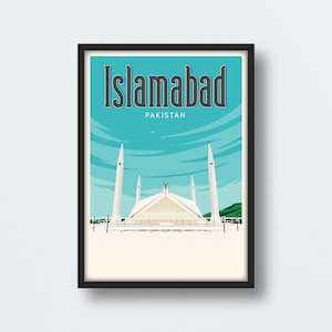 Pakistan Wall Art, Islamabad Print, Pakistan Poster, Islamabad Poster, Pakistan Wall Decor, Pakistan Art Print, Pakistan Travel