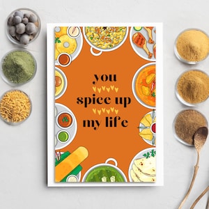 Du peppst mein Leben auf - Desi Valentinstagskarte