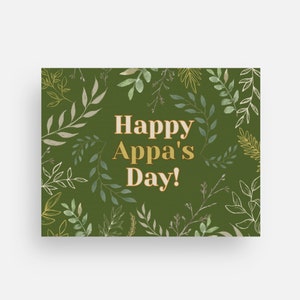 Fijne Vaderdag | Fijne Appa&#39;s Day | Tamil-wenskaart