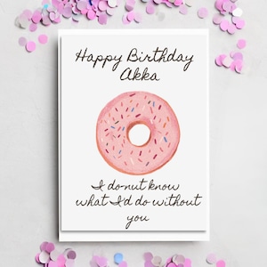 Akka Birthday Card - Etsy